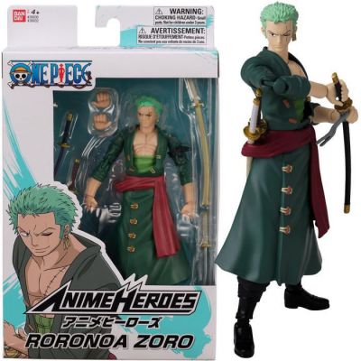 Comparer les prix : Bandai - Anime Heroes - One Piece - Figurine Anime  heroes 17 cm - Roronoa Zoro - 36932