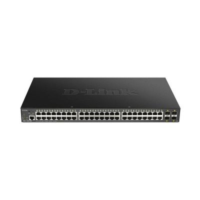 image D-Link DGS-1250-52X Switch Smart+ 48-Port Gigabit + 4x 10G SFP+ Idéal pour Entreprise Administration et Réseaux Gérés