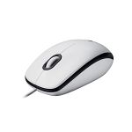 image produit Logitech M100 Souris Filaire USB, 3 Boutons, Capteur Optique 1000 PPP, Ambidextre, Compatible avec PC/Mac/Portable - Blanche