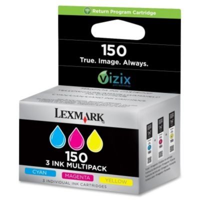 Cartouche d'encre Lexmark N°150 (C/M/J)
