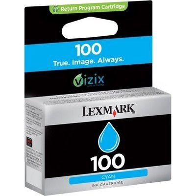 Cartouche d'encre Lexmark n°100 cyan