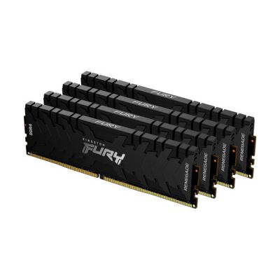 image Kingston FURY Renegade 128GB (4x32GB) 3600MHz DDR4 CL18 Mémoire Kit pour PC Kit de 4 KF436C18RBK4/128