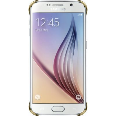 image Samsung Clear Cover Etui pour Samsung Galaxy S6 - Transparent/Doré