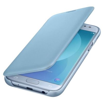 image Samsung EF-WJ530CL Etui à rabat pour Samsung Galaxy J5 2017 Bleu Clair