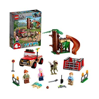 LEGO 76939 Jurassic World L'Évasion du Stygimoloch, Dinosaure Jouet, avec Voiture et Figurines, Dino à Construire, Cadeau pour Enfants Dès 4 Ans