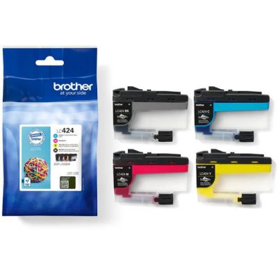 image Brother Encre frère lc424val Pack Noir Cyan Magenta Jaune