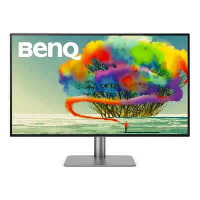 image BenQ PD3220U Moniteur Designer (Technologie AQCOLOR, 32 pouces, 4K UHD, IPS, P3 Wide Color, Thunderbolt /USB-C Chargement, DP / HDMI, KVM, Hauteur ajustable) Compatible avec MacBook