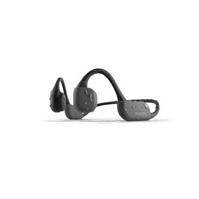 image Écouteurs ouvert-auriculaires à conduction osseuse Philips, écouteurs sans fil, écouteurs Bluetooth, pour la course à pied, écouteurs étanches, jusqu'à 9 heures d'autonomie TAA6606BK Premium