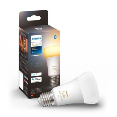 image Philips Hue White Ambiance, ampoule LED connectée E27, Equivalent 75W, compatible Bluetooth