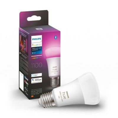 image Philips Hue White and Color Ambiance, ampoule LED connectée E27, Equivalent 75W, compatible Bluetooth