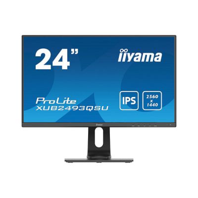 image iiyama Prolite XUB2493QSU-B1 écran Plat de PC 60,5 cm (23.8") 2560 x 1440 Pixels Wide Quad HD LED Noir