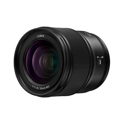 image Panasonic Lumix S 24mm F1.8 | Objectif à focale fixe Plein Format S-S24E (Bokeh, Portraits, Vidéo, Tropicalisé, Compact et léger) Noir – Compatible monture L