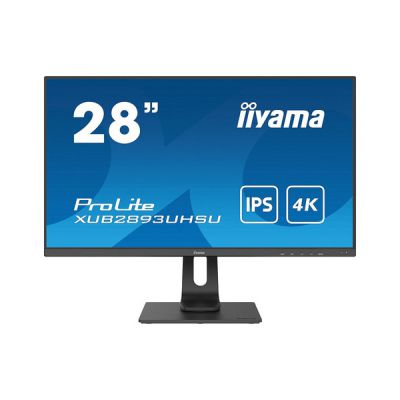 image iiyama Prolite XUB2893UHSU-B1 Écran LED 4K UHD (HDMI, DisplayPort, 2 x USB 3.0, 2 x USB 2.0) Ultra Fin, Hauteur réglable, Pivot, Noir 71 cm (28")