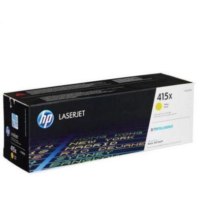 HP Cartouche de toner 415X, W2032X, Original, Compatible avec HP LaserJet Pro M454dn, M454dw, M479dw, M479fdn, M479fdw et M479fnw, Jaune