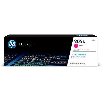 image HP 205A Toner Magenta Authentique pour HP Color LaserJet Pro M154/M180/M181 (CF533A)