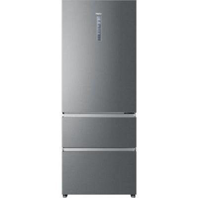 image HAIER HTOPMNE7193 - Réfrigérateur combiné 3 portes 450L (310+140L) - Froid ventilé - L70xH190,6cm - Silver