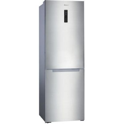 image HAIER HBM-686XNFN - Réfrigérateur congélateur bas - 315L (218+ 97) - Froid No Frost - L60 x H185 cm - Simili Inox