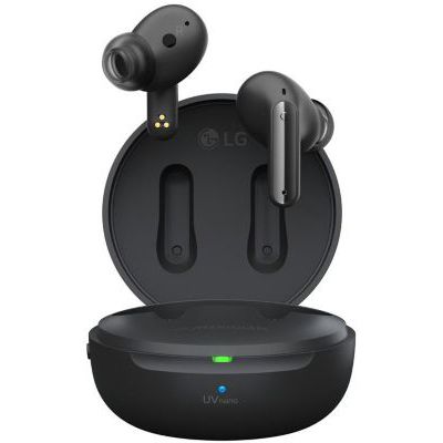 image LG Electronics TONE Free FP9 CEUFLLK | Ecouteurs Bluetooth True Wireless | Réduction Active de Bruit | Plug & Wireless | Fonction anti-bactérienne Noir