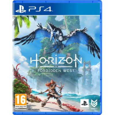 image Sony PlayStation 4 Jeux, Horizon Forbidden West PS4, Édition Standard, Version Physique avec CD, Langue : Français, 1 joueur, PEGI 16+