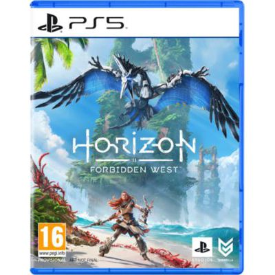 image Sony PlayStation 5 Jeux, Horizon Forbidden West PS5, Édition Standard, Version Physique avec CD, Langue : Français, 1 joueur, PEGI 16+