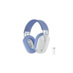 image produit Logitech G435 LIGHTSPEED & Bluetooth sans Fil Casque Gamer, léger circum-auriculaire, Micro intégré, Batterie de 18h, Compatible avec Dolby Atmos, PC, PS4, PS5, Mobile, Nintendo Switch - Blanc