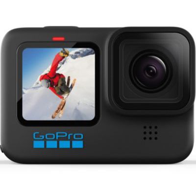 image GoPro HERO10 Black - Caméra d'action étanche avec écrans LCD Avant et arrière tactiles, vidéo Ultra HD 5.3K60, Photos 23MP, Diffusion en Direct 1080p & Module médias (HERO10 Black/HERO9 Black)