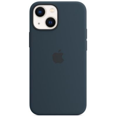 image Coque Apple iPhone 13 mini Silicone bleu nuit Magsafe