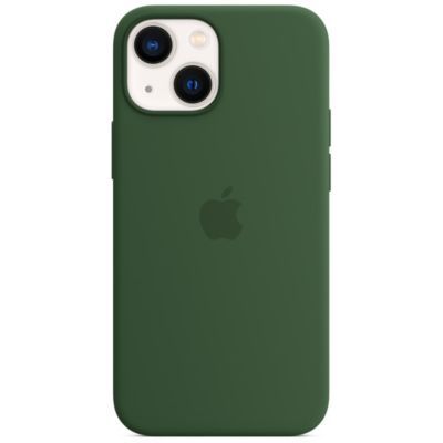 image Coque Apple iPhone 13 mini Silicone vert MagSafe