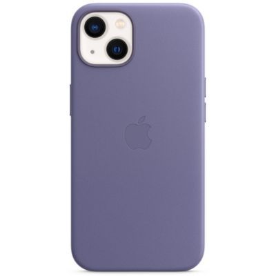 image Coque Apple iPhone 13 Cuir violet MagSafe