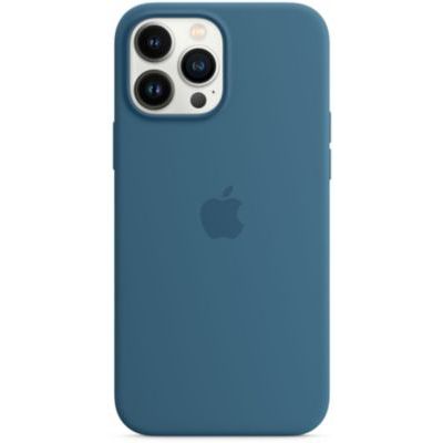 image Coque Apple iPhone 13 Pro Max Silicone bleu MagSafe