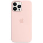 image produit Coque Apple iPhone 13 Pro Max Silicone Rose Craie Magsafe