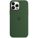 image produit Coque Apple iPhone 13 Pro Max Silicone vert Magsafe