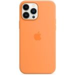 image produit Coque Apple iPhone 13 Pro Max Silicone Orange MagSafe