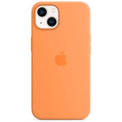 image Coque Apple iPhone 13 Pro Silicone Orangé Magsafe