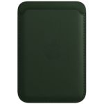 image produit Apple Porte-cartes en cuir avec MagSafe (pour iPhone) - Vert Séquoia