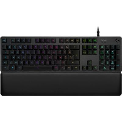 image Logitech G513 Clavier Gaming Mécanique Rétroéclairé RGB avec Switchs Tactiles Romer-G  (Carbone -  Layout AZERTY Français)