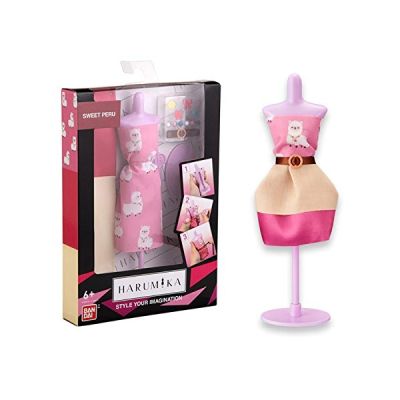 image Harumika Bandai Coffret Styliste-Sweet Peru-Kit de Loisirs créatifs-pour créer sa Mode sans Fil, sans Aiguille, 40414