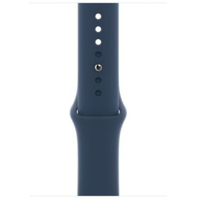 image Bracelet Apple Watch 45mm Sport Band bleu abysse