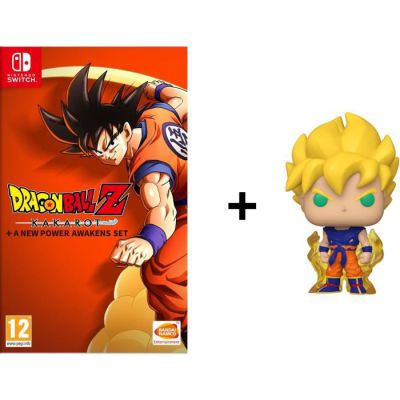 image [Pack DBZ] Jeu Dragon Ball Z : Kakarot sur Nintendo Switch + Figurine Funko Pop! Dragon Ball Z - Super Saiyan Goku (First appearence)