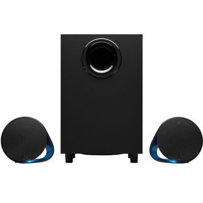image Logitech G560 Haut-parleurs Gaming PC - Son Surround DTS:X Ultra avec Eclairage RGB Synchronisé à vos Jeux