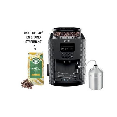 image Krups EA816B70 Espresso Machine, Acier Inoxydable, 260 kilograms, Noir