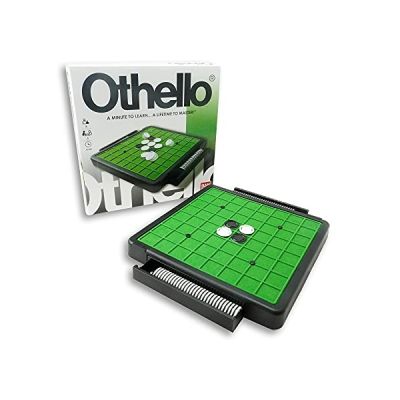 BANDAI - Othello - Jeu de société Classique - Jeu de Stratégie et de Réflexion - Jeu de Société 2 Joueurs - Durée Partie 15/20min - Jouet Enfant 7 Ans et + - MH80052