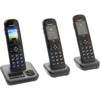 image Pac de 3 Téléphones sans fil Panasonic KX-TGH723FRB