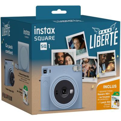 image Appareil photo Instantané Fujifilm Pack Liberte INSTAX Square SQ1 Bleu