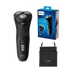 image produit Philips S3233/52 Rasoir Electrique Séries 3000, 100 % Etanche, Têtes 5D Pivot & Flex, Lames PowerCut, 60 min d'Autonomie, Trousse de Voyage incluse