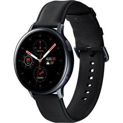 image Samsung - Montre Galaxy Watch Active 2 4G - Acier 44 mm - Noir Carbone - Version Française