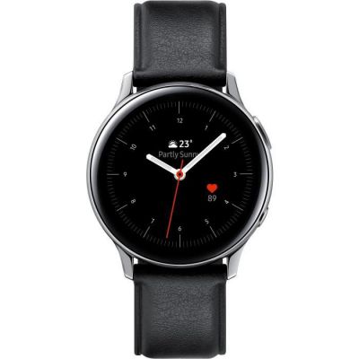 image Samsung - Montre Galaxy Watch Active 2 Bluetooth - Acier 40 mm - Gris Glacier - Version Française