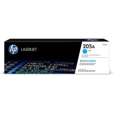 image HP 205A Toner Cyan Authentique pour HP Color LaserJet Pro M154/M180/M181 (CF531A)