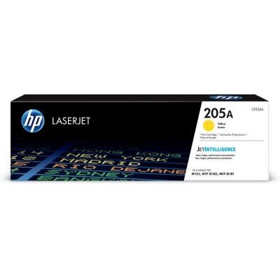 image HP 205A Toner Jaune Authentique pour HP Color LaserJet Pro M154/M180/M181 (CF532A)