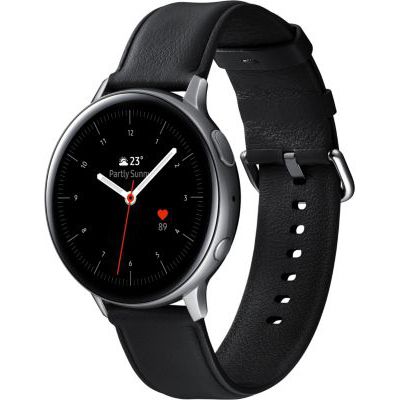 image Samsung - Montre Galaxy Watch Active 2 Bluetooth - Acier 44 mm - Argent Glacier - Version Française